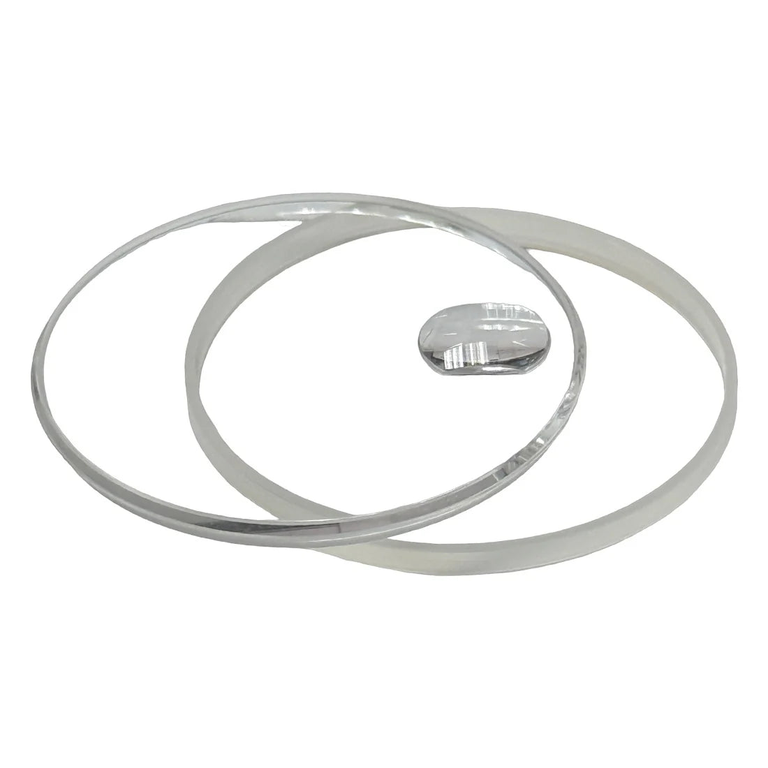 25-295C Sapphire crystal w. 2,3mm gasket for Rolex 16200, 18038, 18039